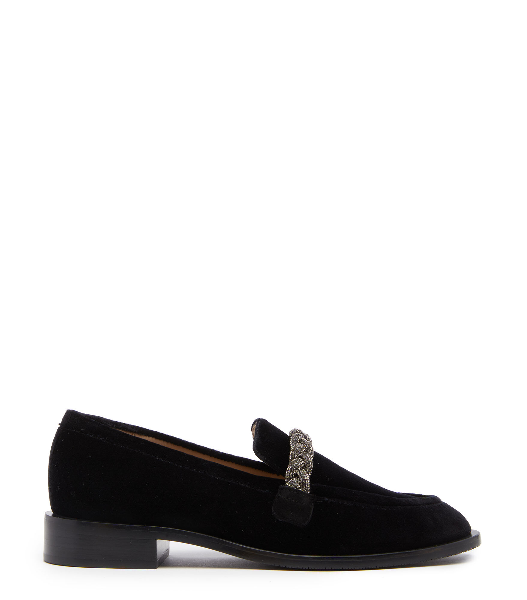 PALMER HIGHSHINE LOAFER in BLACK for Women | Stuart Weitzman®