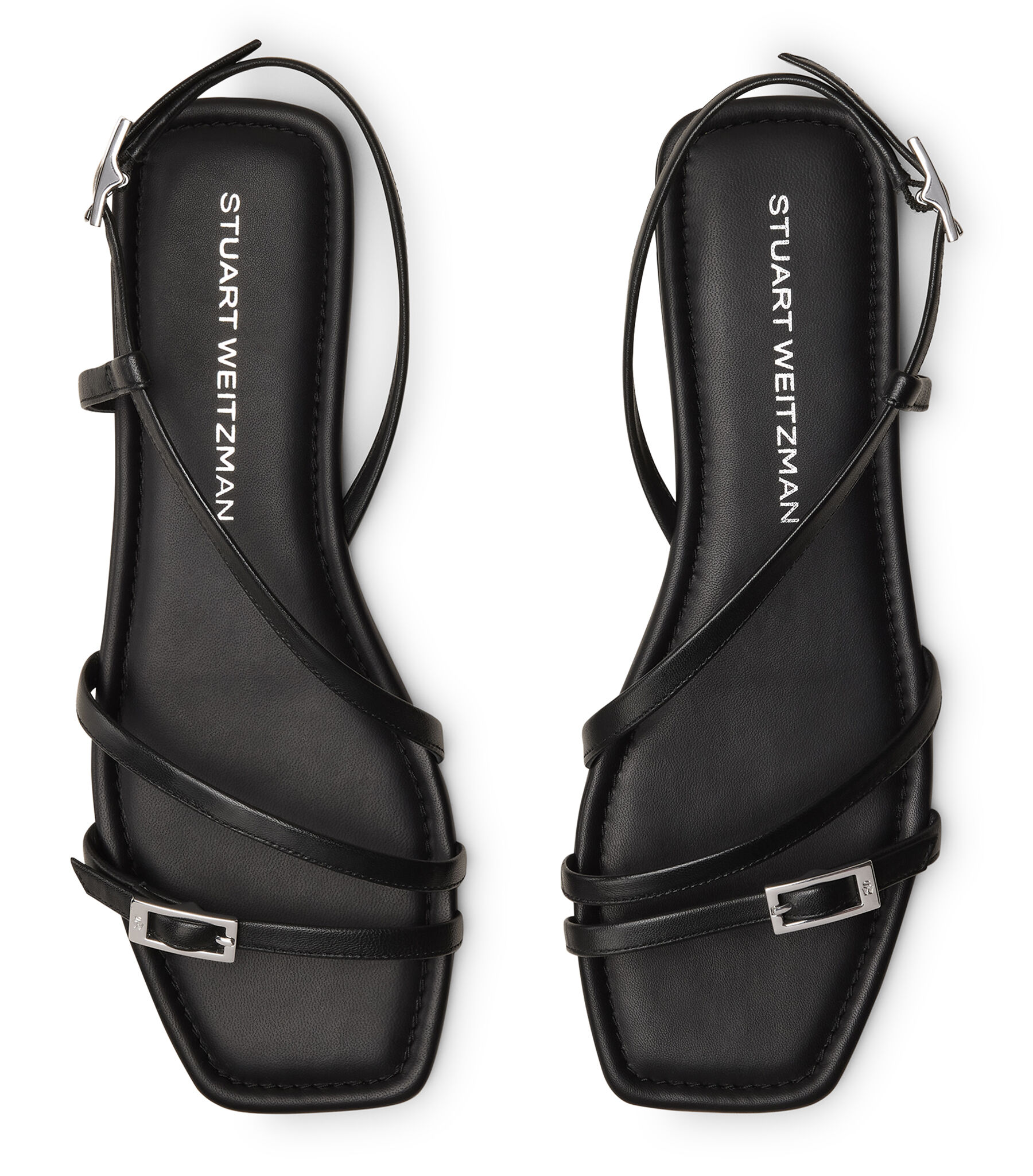 GEORGIE SANDAL in BLACK for Women | Stuart Weitzman® Outlet