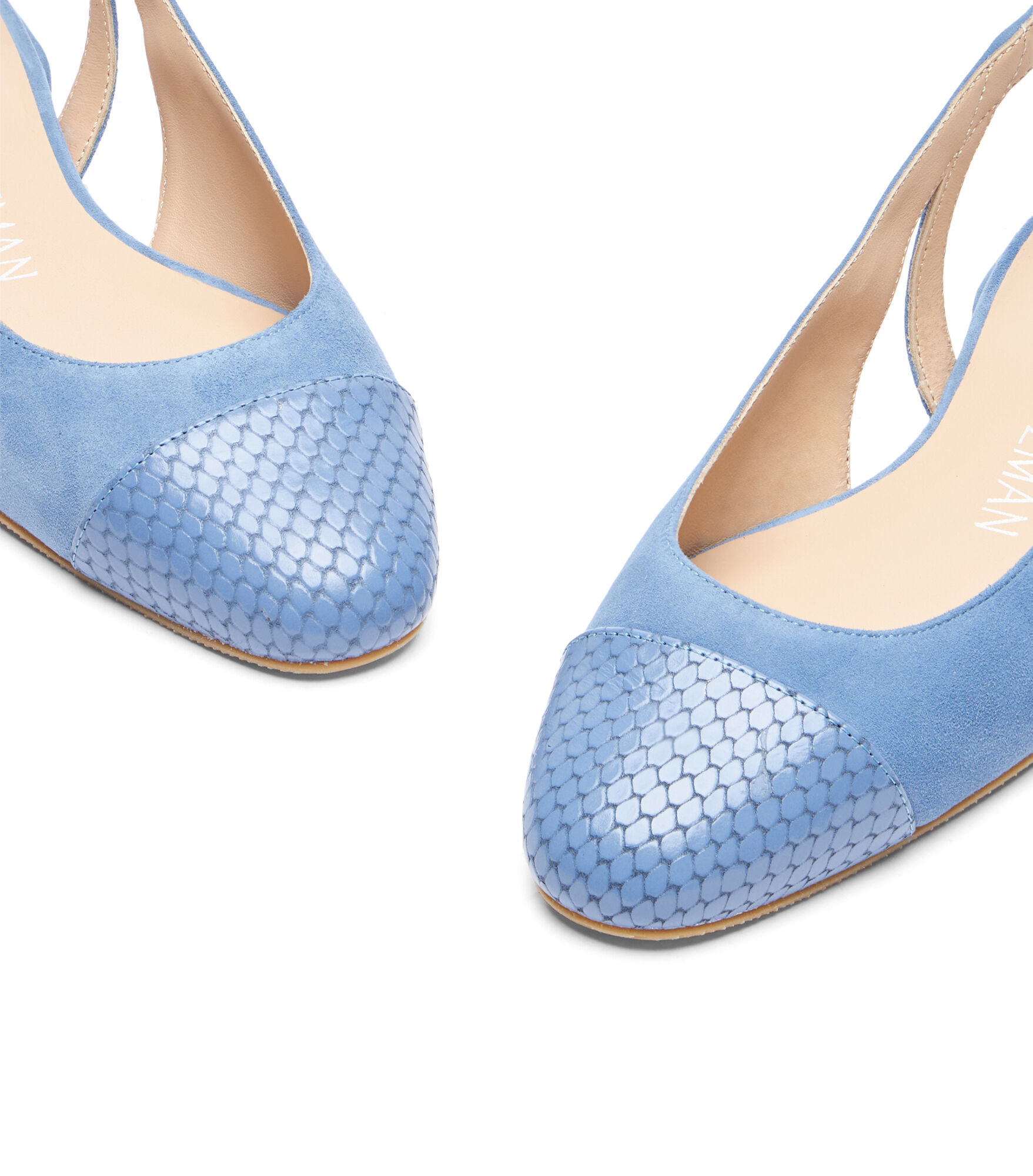 SLEEK SLINGBACK in BLUE STEEL for Women | Stuart Weitzman® SLEEK SLINGBACK in BLUE STEEL for Women | Stuart Weitzman®