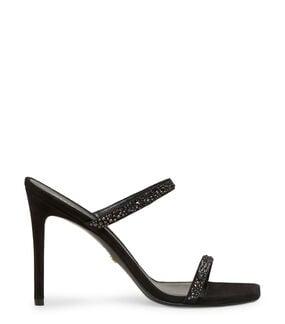 Stuart Weitzman ALEENA ROYALE 100 SLIDE Stuart Weitzman ALEENA ROYALE 100 SLIDE NERO/GRAFITE SG932SUYMFP