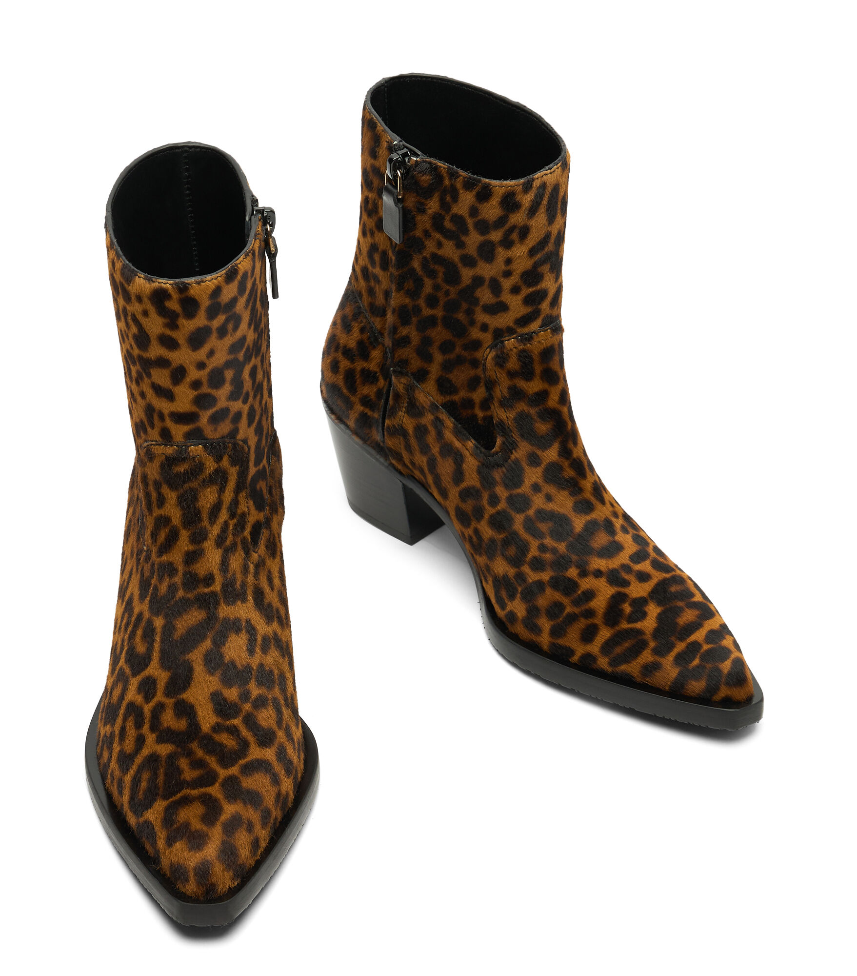 ショートブーツ・ブーティ Stuart Weitzman TATE LEOPARD BOOTIES TATE BOOTIE in CLASSIC/BLACK for Women | Stuart Weitzman®