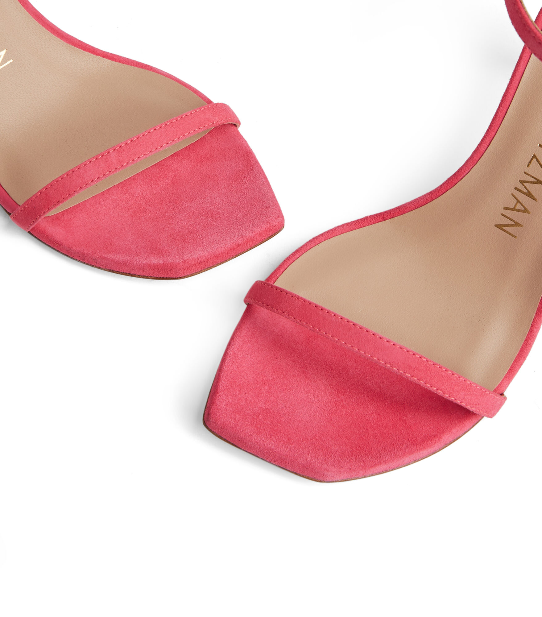 Stuart weitzman pink sandals sales