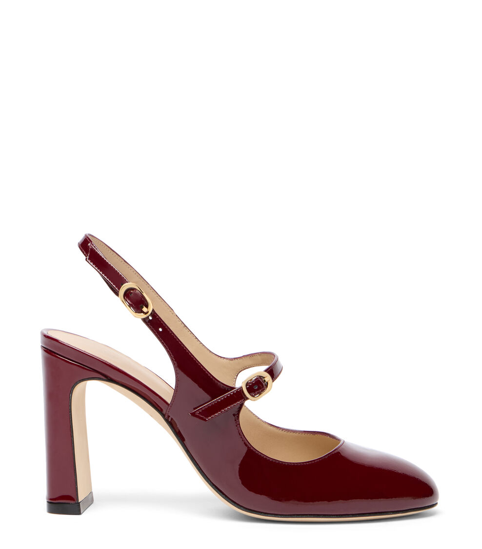 Stuart Weitzman BABETTE MARY JANE SLINGBACK 85 ROSEWOOD SM469PATN4E