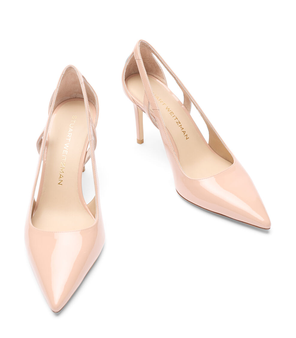 Stuart Weitzman STUART POWER CUTOUT 85 BLUSHFUL SM482PATY6Q