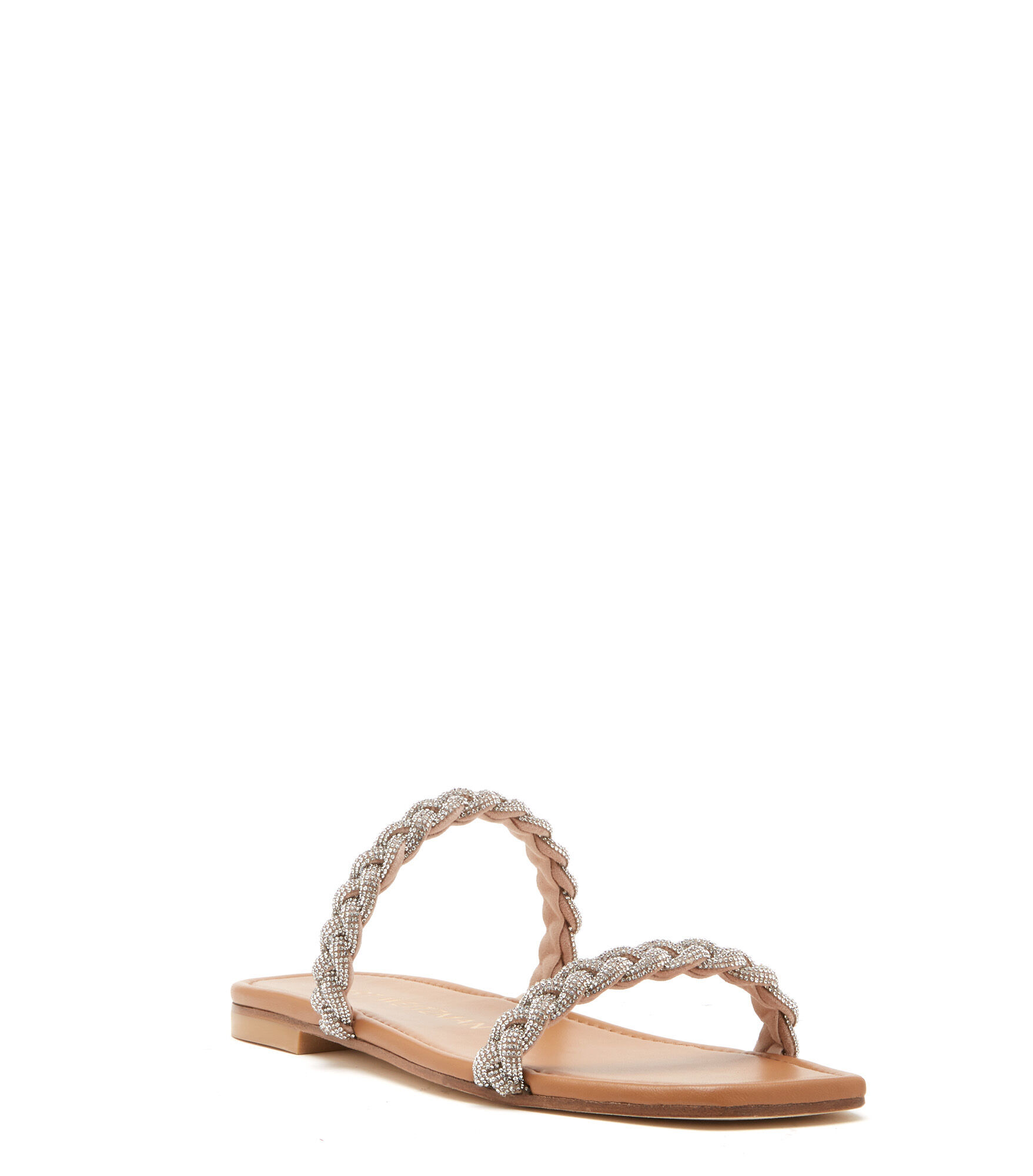 ADDISON SLIDE SANDAL in TAN for Women Stuart Weitzman UK