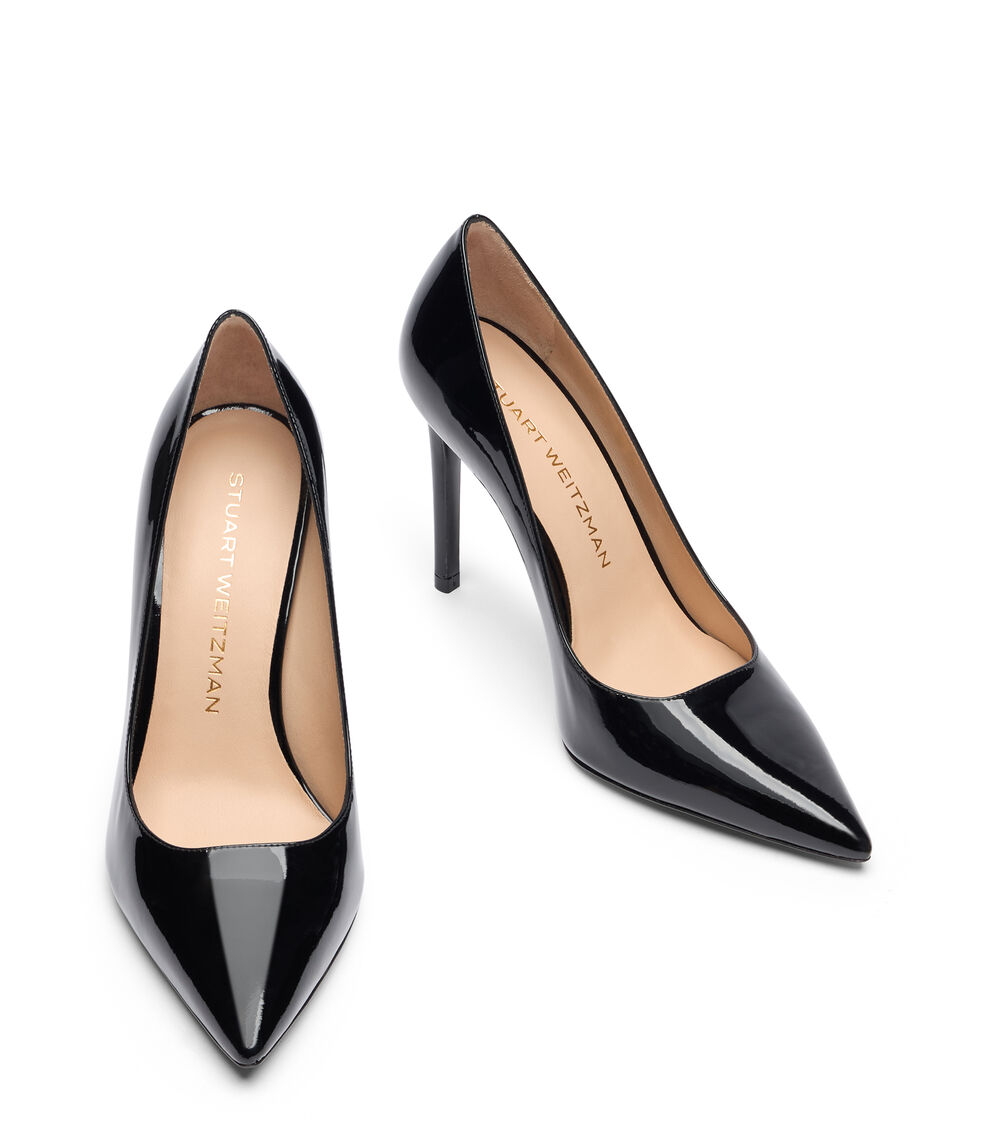Stuart Weitzman STUART POWER 100 BLACK SJ956PATBLK