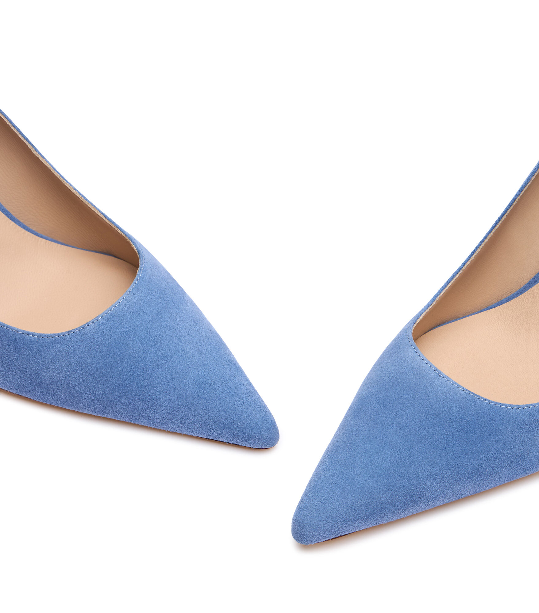 Stuart weitzman blue suede pumps on sale