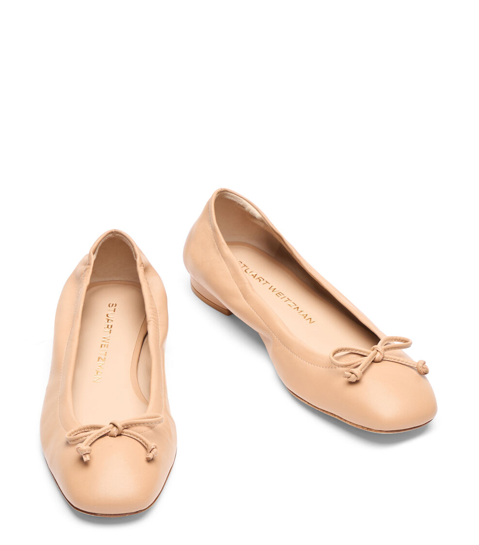 Stuart Weitzman BRIA BALLET FLAT Stuart Weitzman BRIA BALLET FLAT ADOBE SI622LARAJM