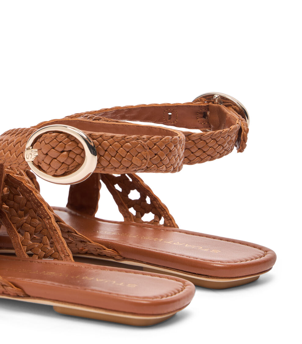 Stuart Weitzman THEA SANDAL HAZEL SK785WOVHZL