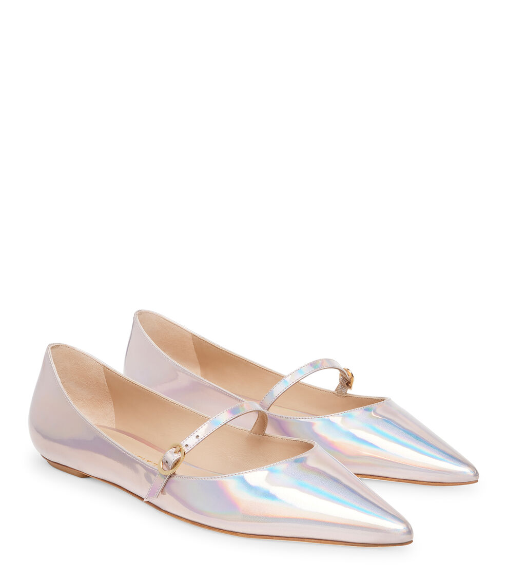 Stuart Weitzman EMILIA MARY JANE FLAT BALLET SG880IRSNCQ