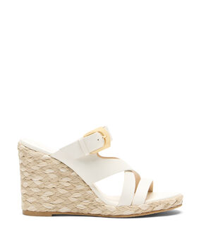 Stuart Weitzman SAI ESPADRILLE WEDGE CREAM SN516SMOCRM