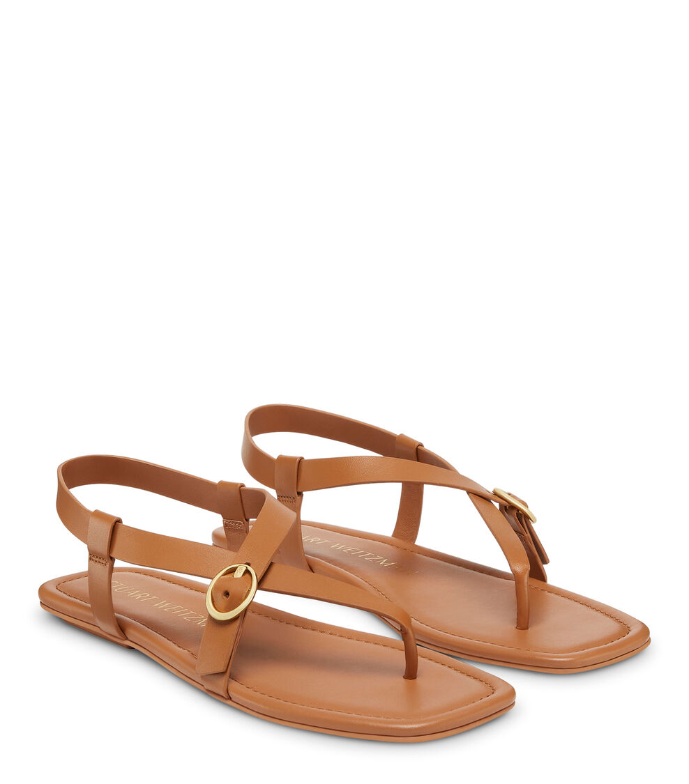 Stuart Weitzman BENNI SANDAL TAN SI596ANHTN2