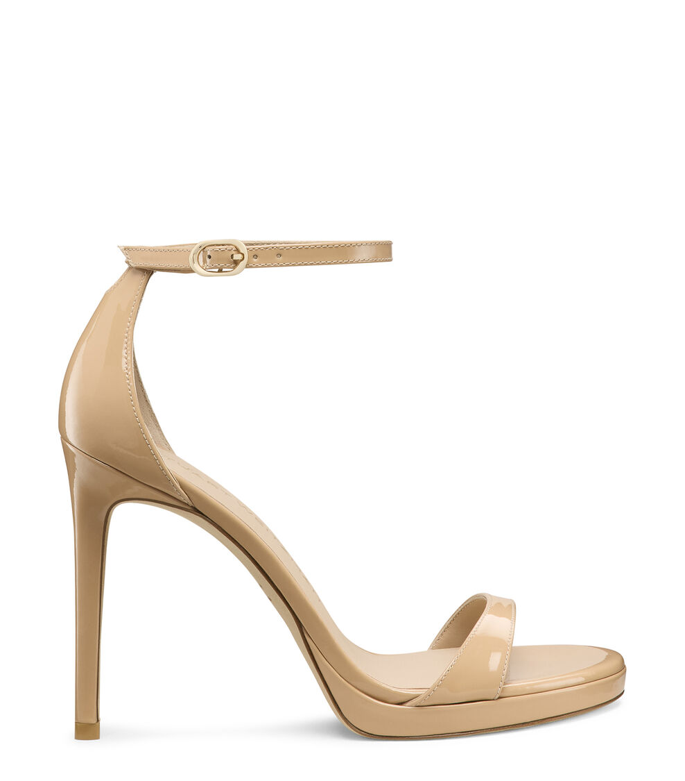 Stuart Weitzman NUDIST PLATFORM ADOBE SL453PATAJM