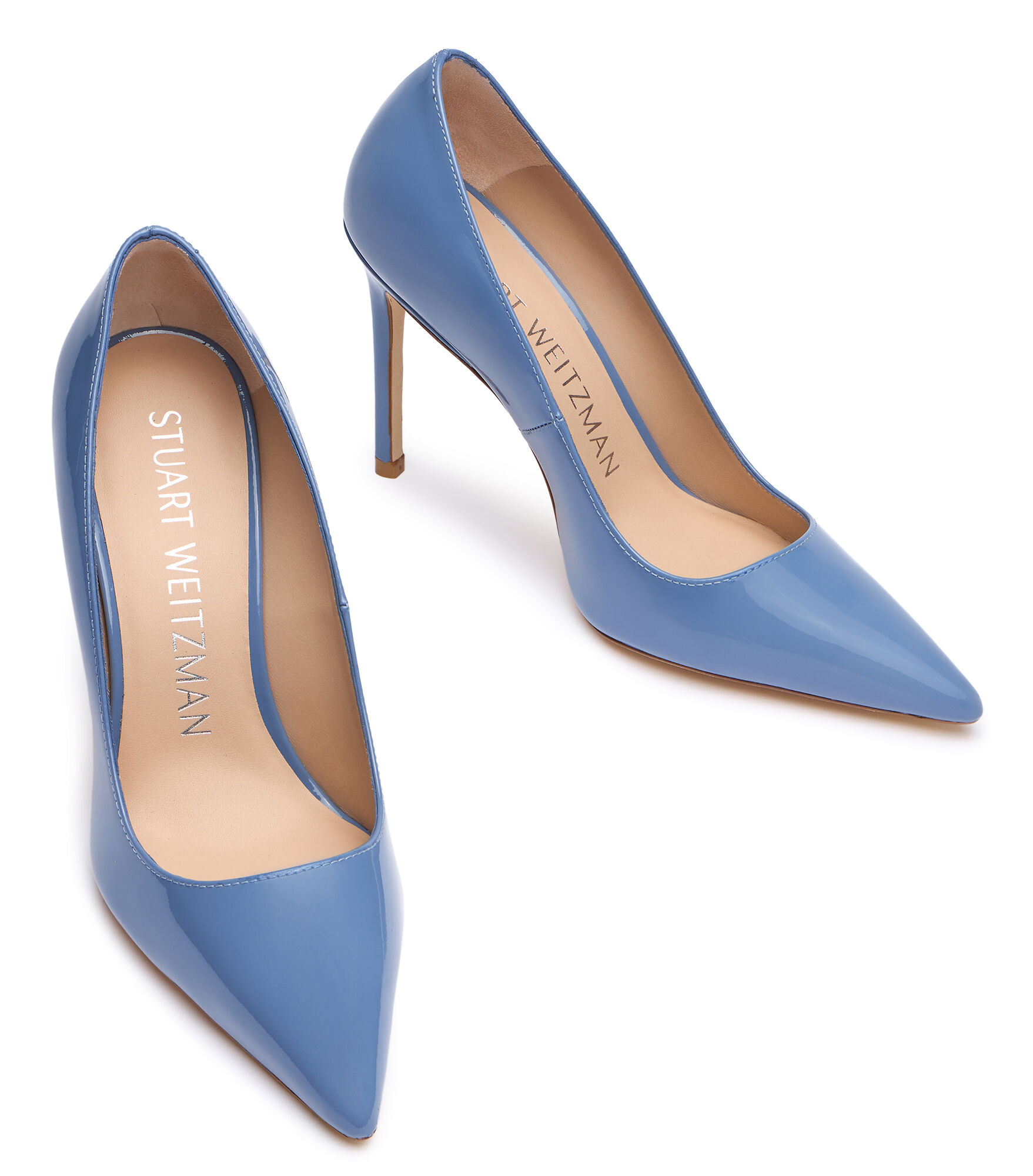 STUART 100 PUMP in BLUE STEEL for Women Stuart Weitzman