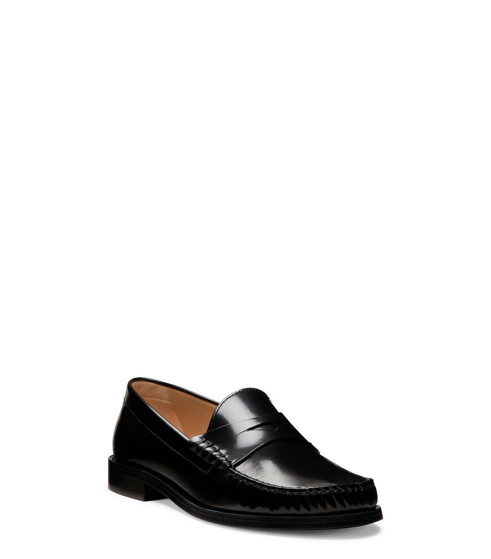 Stuart Weitzman LOTTIE LOAFER BLACK SK194APSBLK