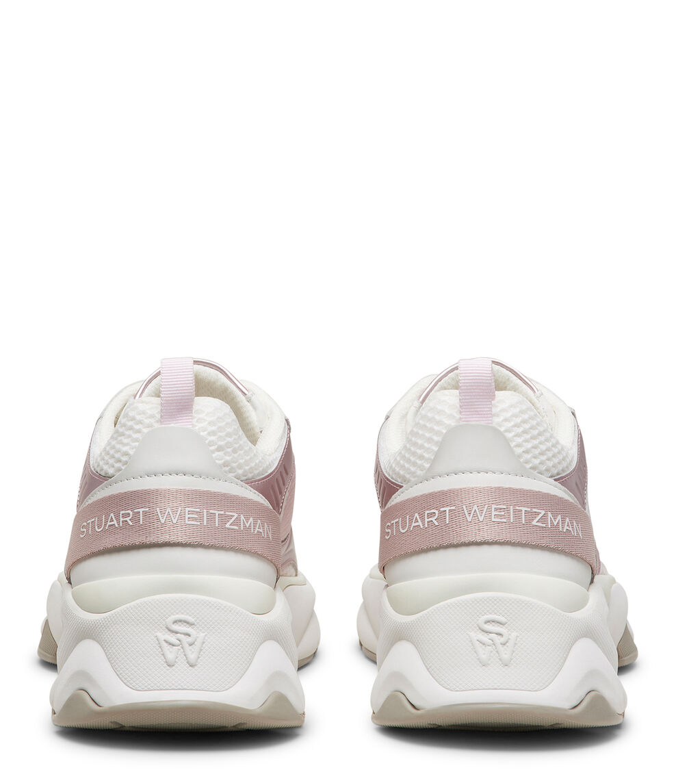Stuart Weitzman SW TRAINER BIANCO/ROSA MULTI SK267CFGXME