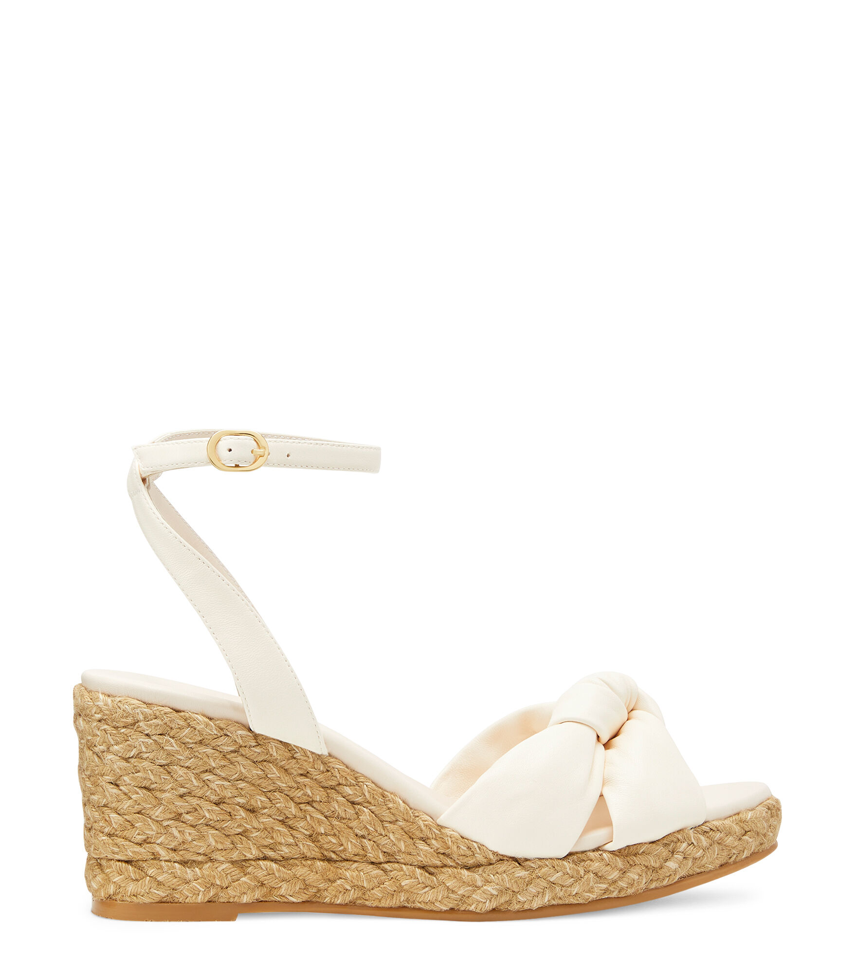 PLAYA ESPADRILLE KNOT WEDGE in CONCHIGLIA da Donna Stuart Weitzman