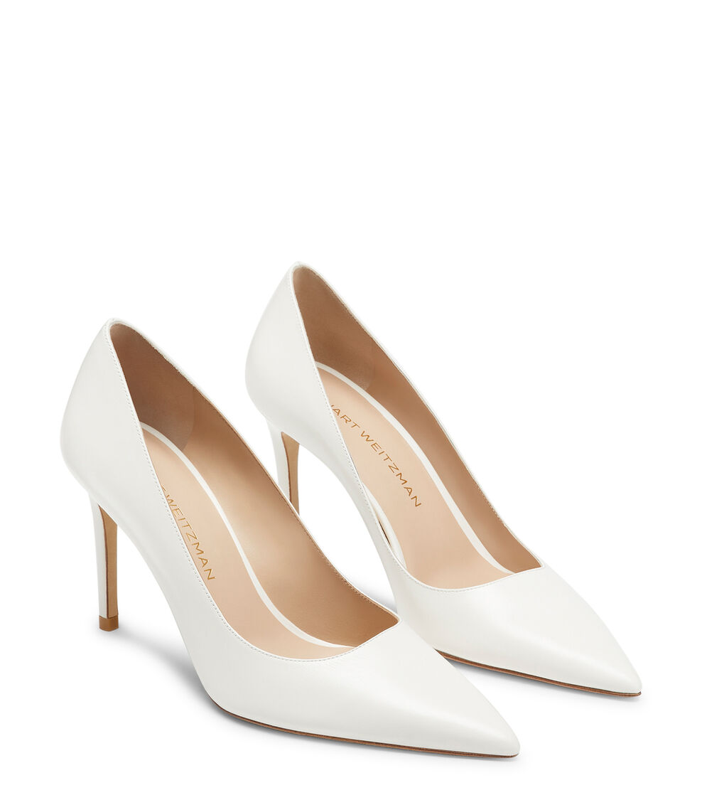 Stuart Weitzman STUART POWER 85 CREAM SK303SMOCRM