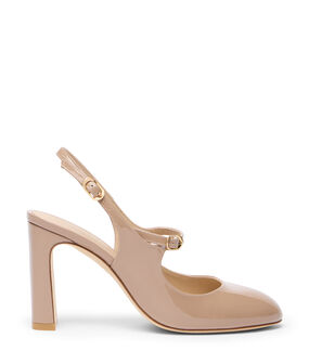 Stuart Weitzman BABETTE MARY JANE SLINGBACK 85 Stuart Weitzman BABETTE MARY JANE SLINGBACK 85 FAWN SM469PATFWN