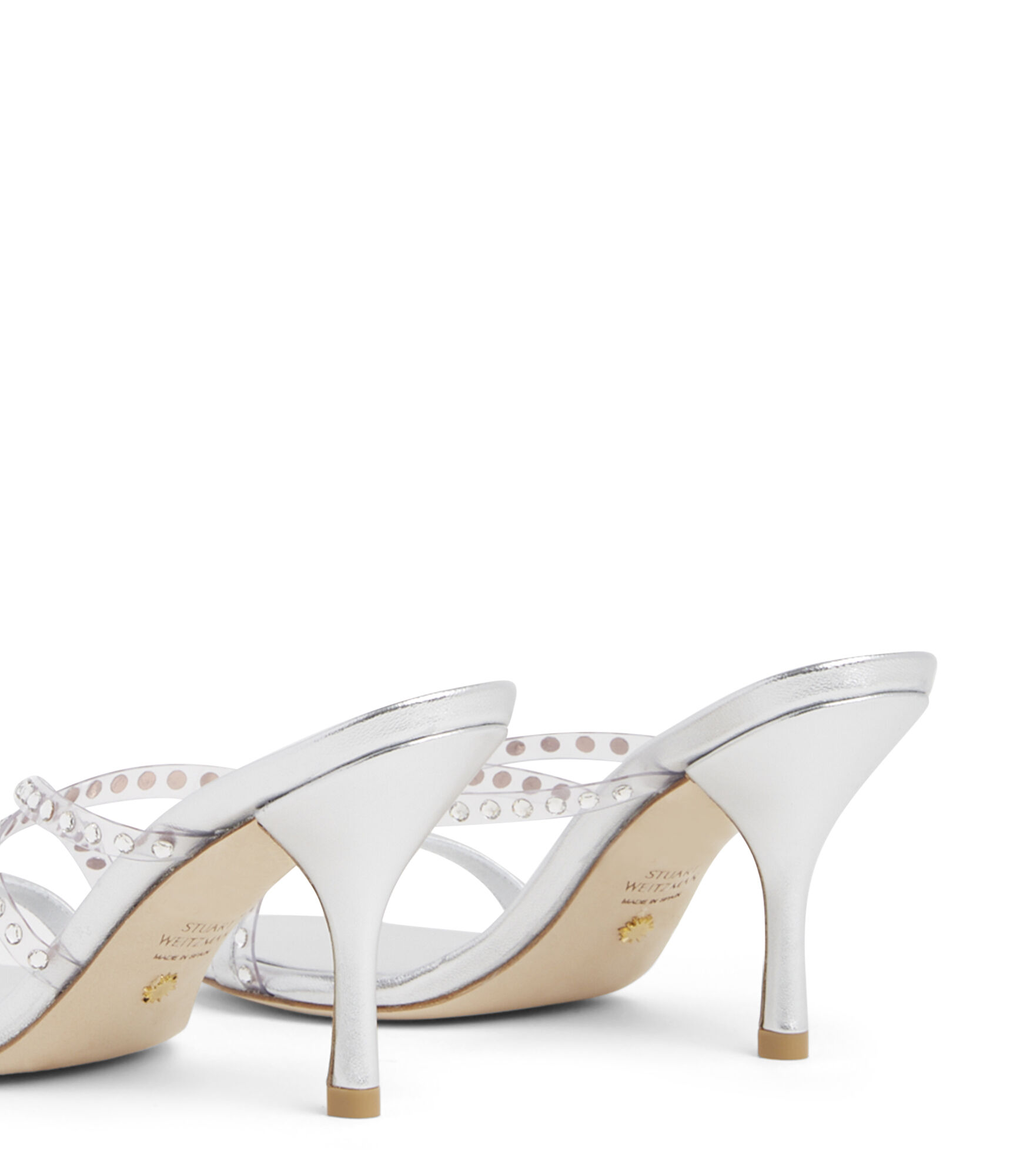 Stuart weitzman kitten heel sandals cheap