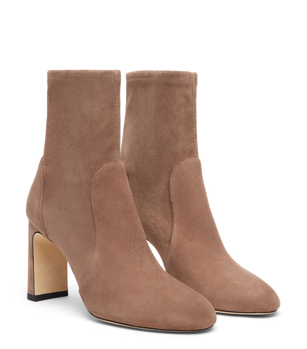 Stuart Weitzman BABETTE BOOTIE 85 TAUPE SL543SUSTAU