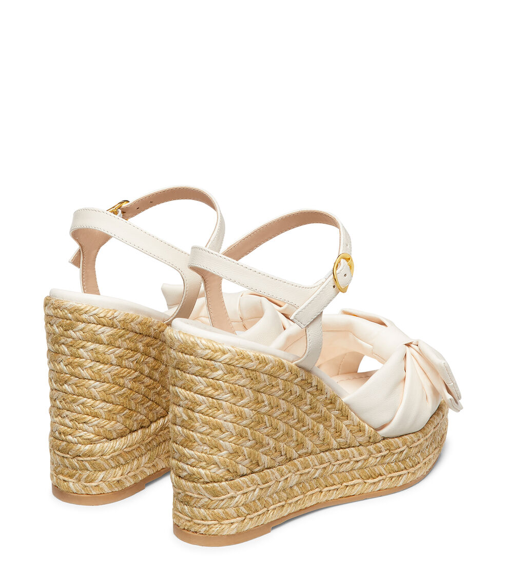 Stuart Weitzman SOFIA ESPADRILLE WEDGE SEASHELL SH453LARPY1