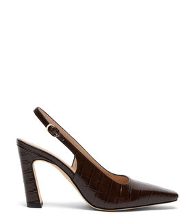 Stuart Weitzman STASSI SLINGBACK 85 WALNUT SO122DSHWAL