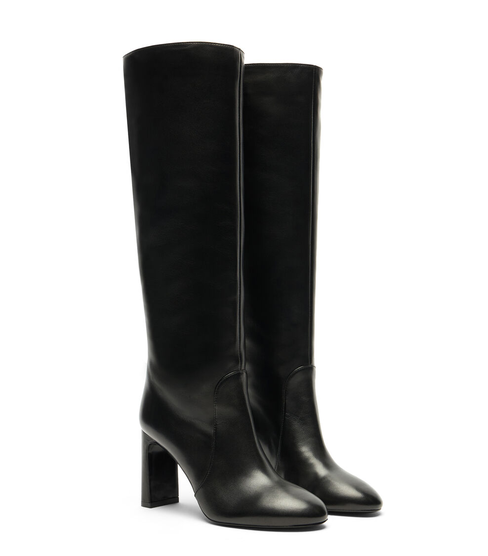 Stuart Weitzman BABETTE TUBO BOOT 85 BLACK SL545DSNBLK