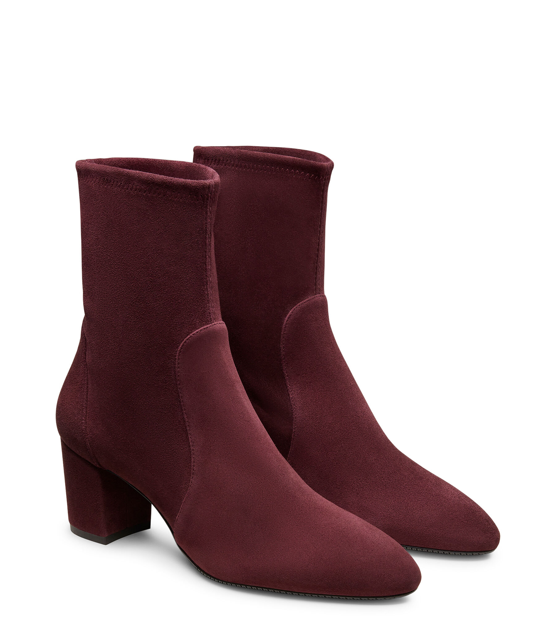 Red stuart weitzman boots deals