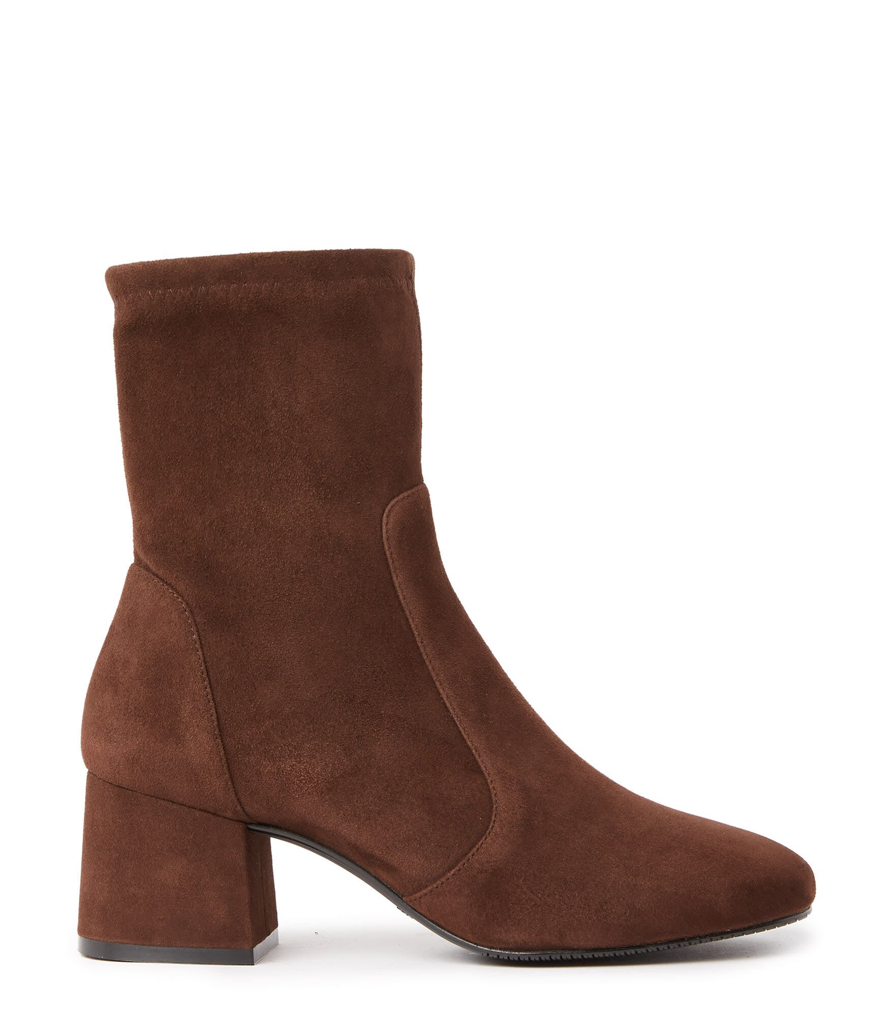 SLEEK 60 SOCK BOOTIE in WALNUT for Women Stuart Weitzman