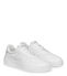 Stuart Weitzman SW COURTSIDE MONOGRAM SNEAKER WHITE SH329CLHWHT