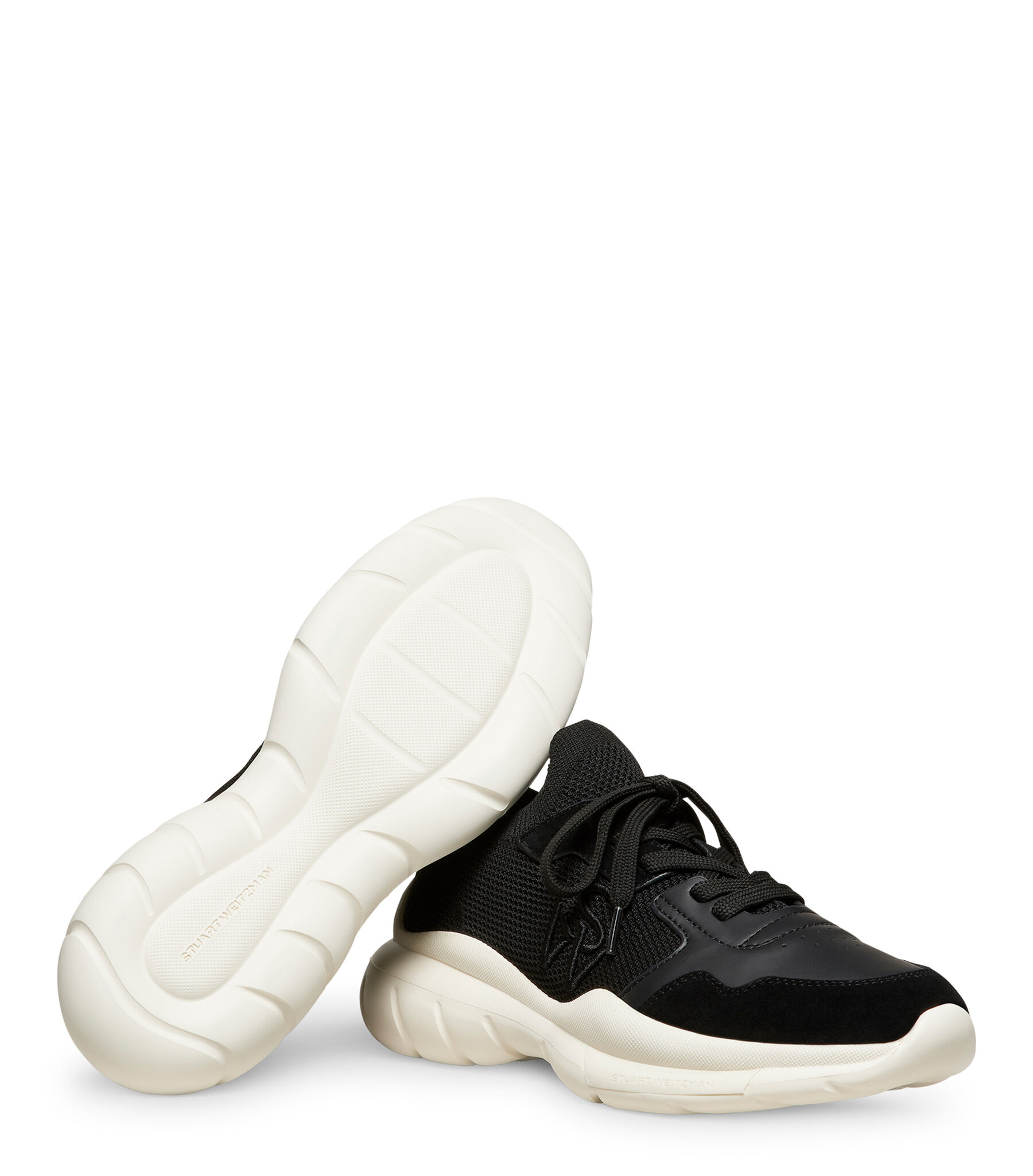 Stuart weitzman black top sneakers