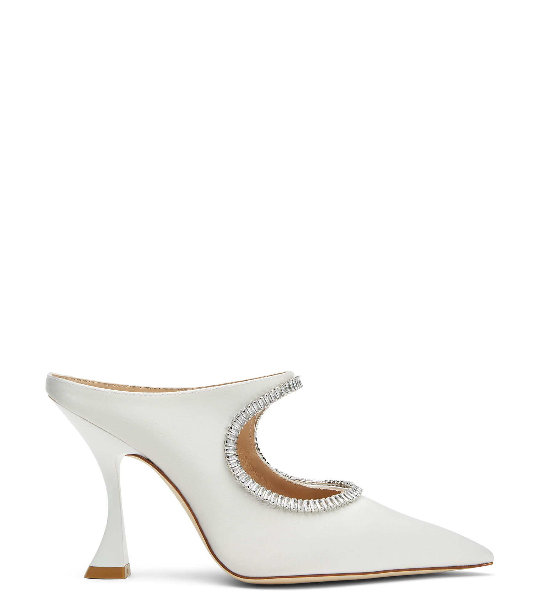 Stuart weitzman hot sale satin mules