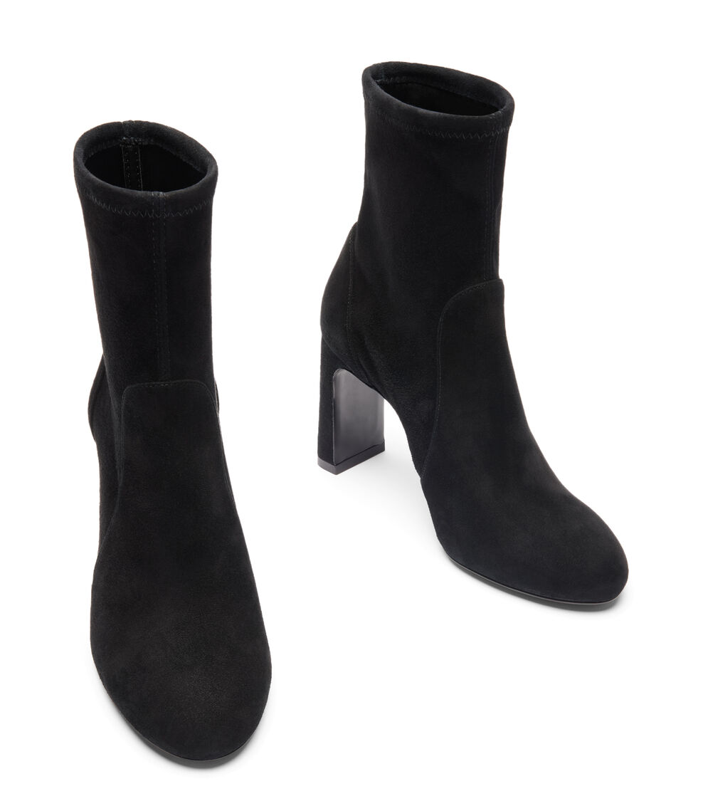 Stuart Weitzman BABETTE BOOTIE 85 BLACK SL543SUSBLK