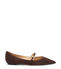 Stuart Weitzman EMILIA MARY JANE FLAT WALNUT SG877SUEWAL
