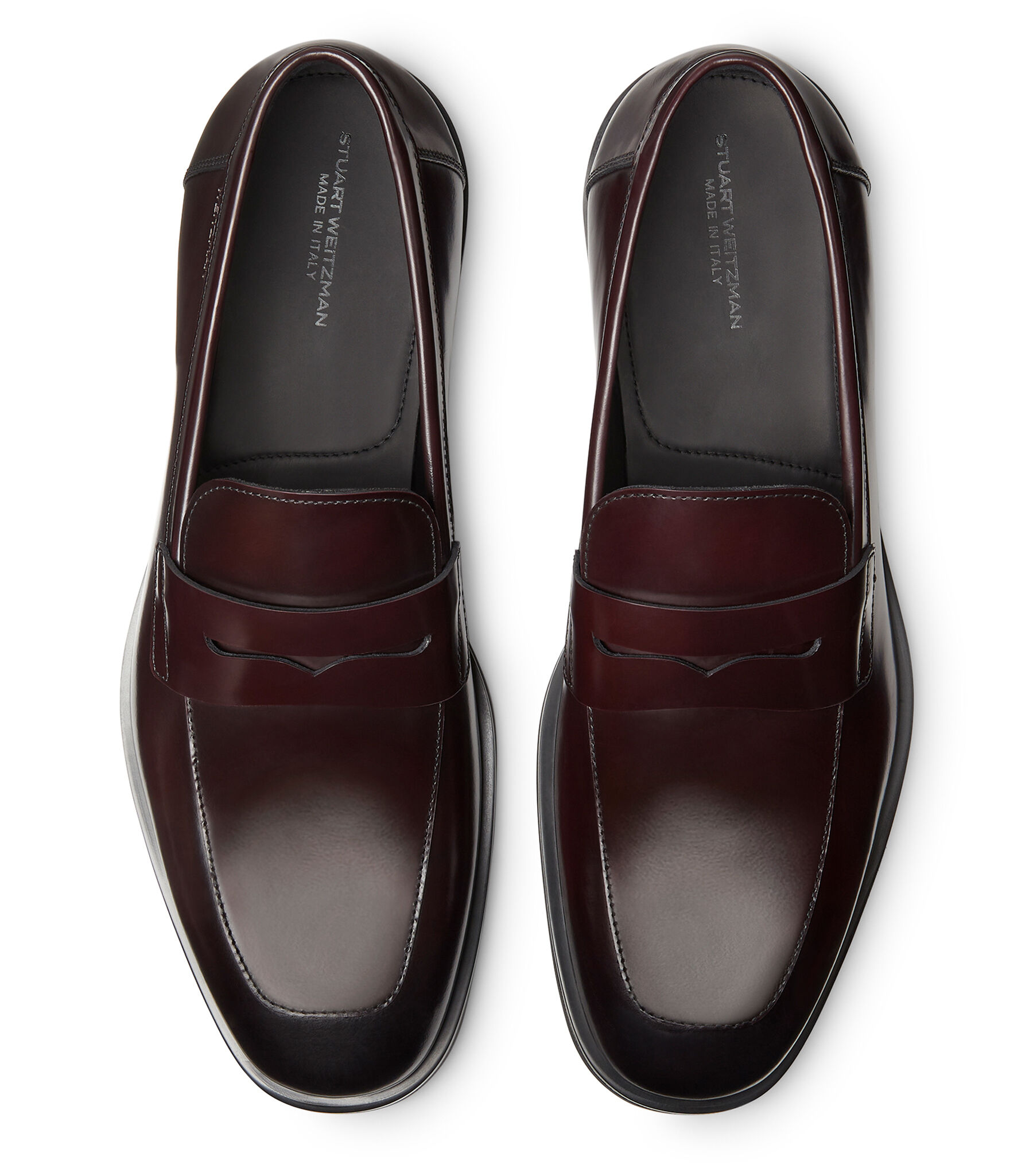 Burgundy penny loafers online