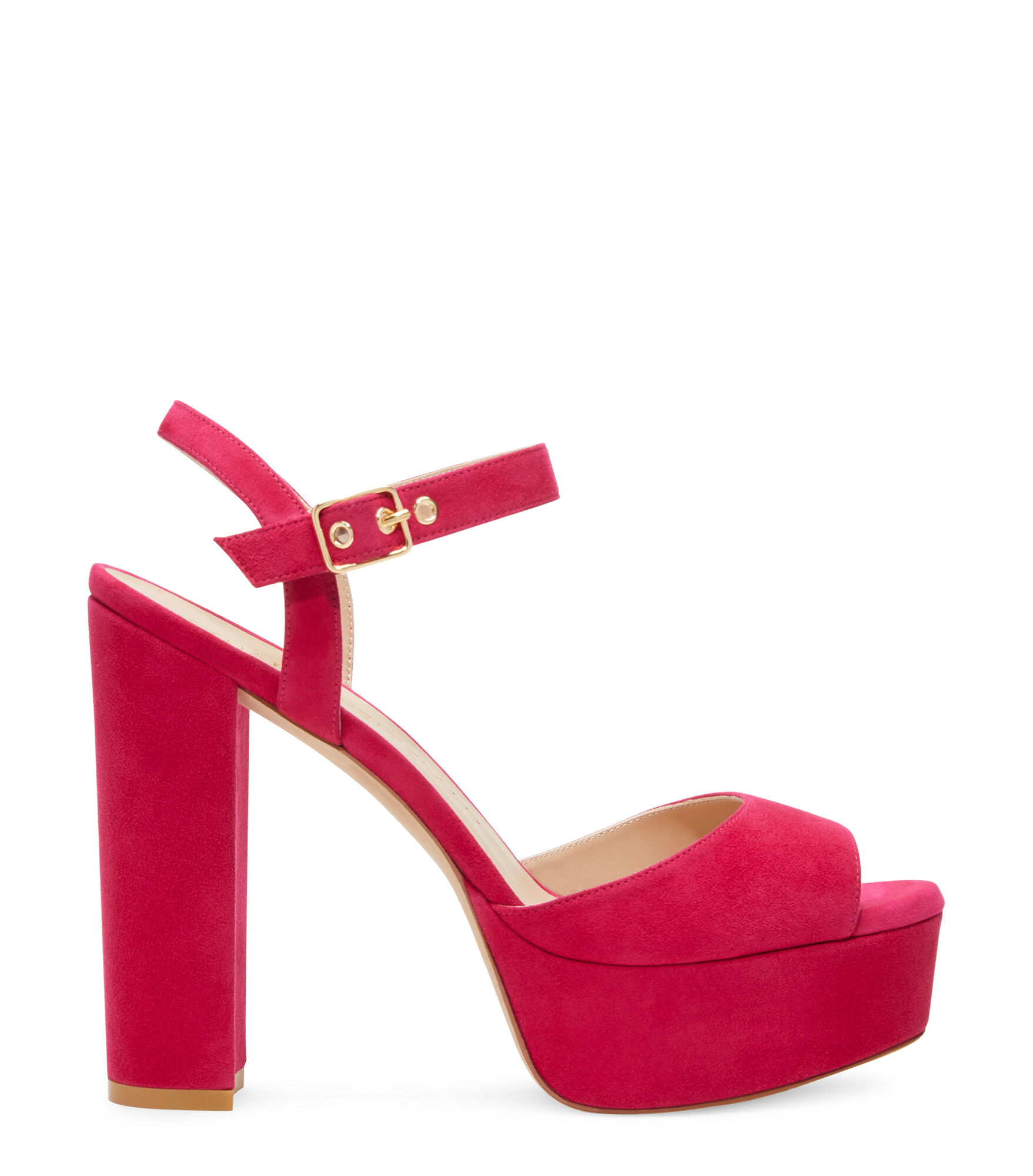 RYDER 95 PLATFORM SANDAL, Last chance, AZALÉE, DAIM - Stuart Weitzman - Modalova