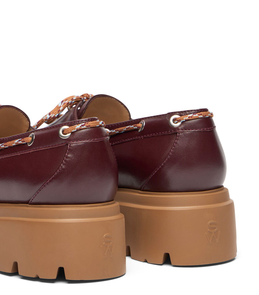 Stuart Weitzman HUDSON MOCCASIN BOYSENBERRY SM537SMOPY0