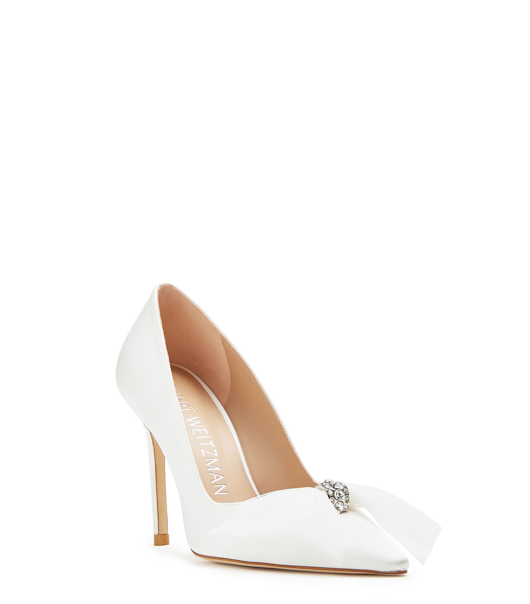 Stuart weitzman store white pumps