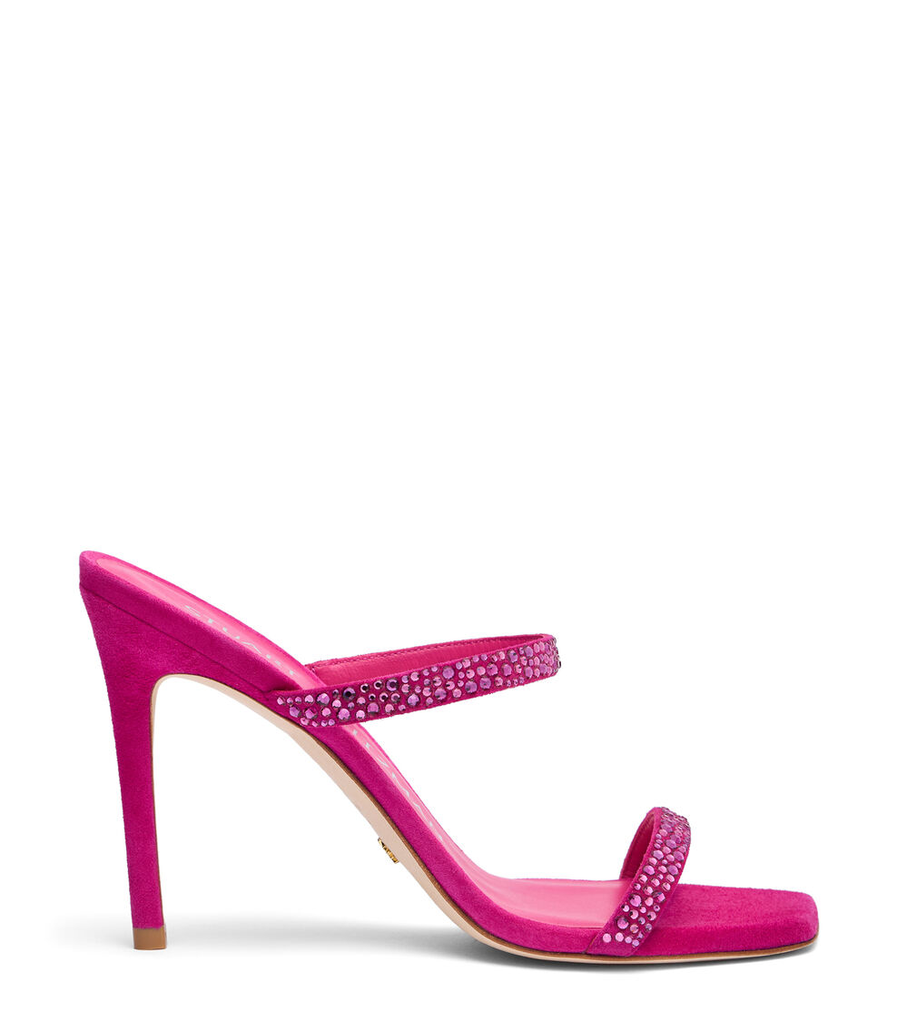 Stuart Weitzman ALEENA ROYALE 100 SLIDE BEGONIA SG932SUYBGN