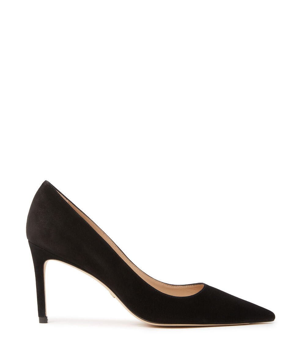 Stuart Weitzman STUART 85 PUMP BLACK SA273SUEBLK