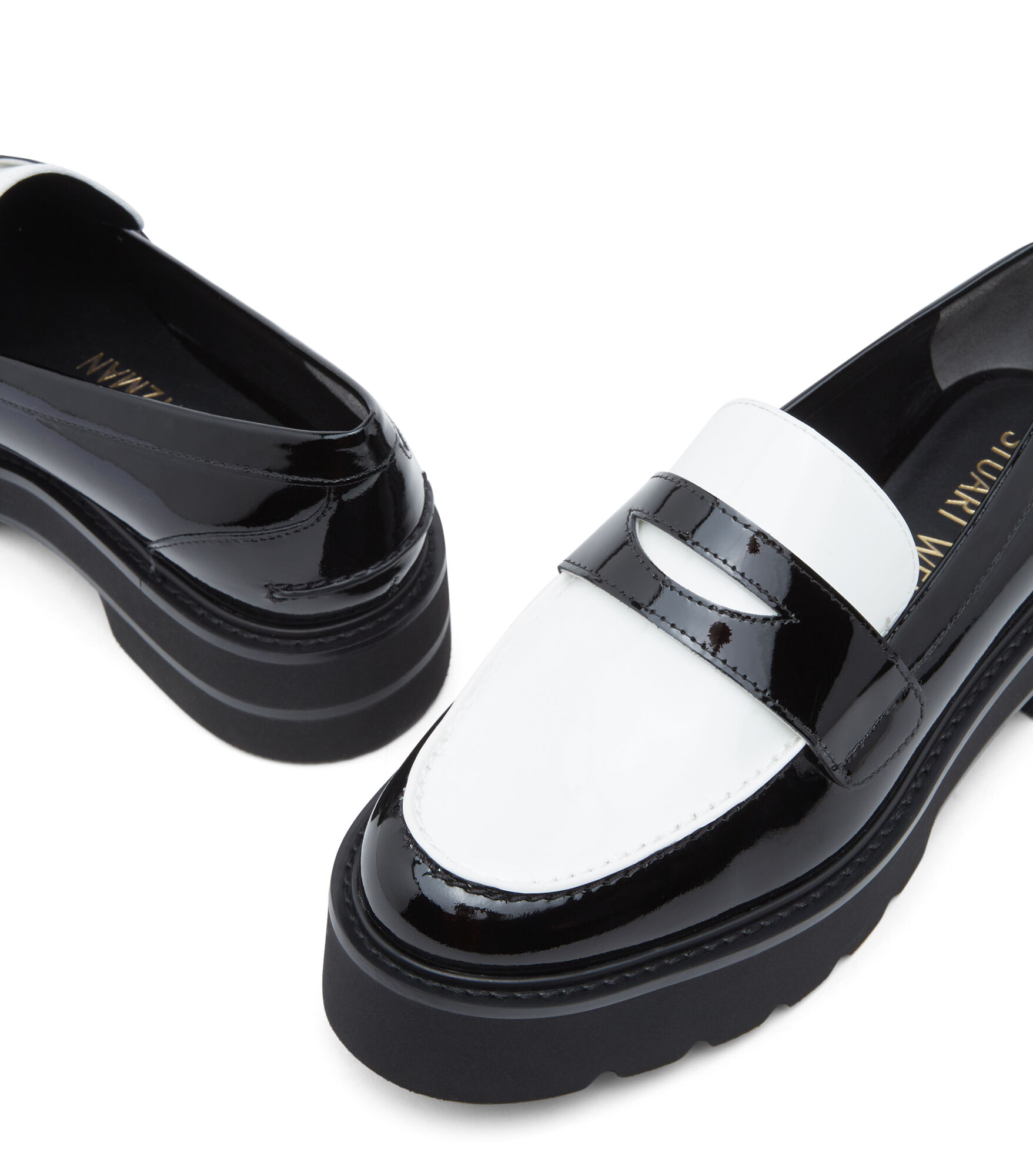 Stuart weitzman shop black loafers
