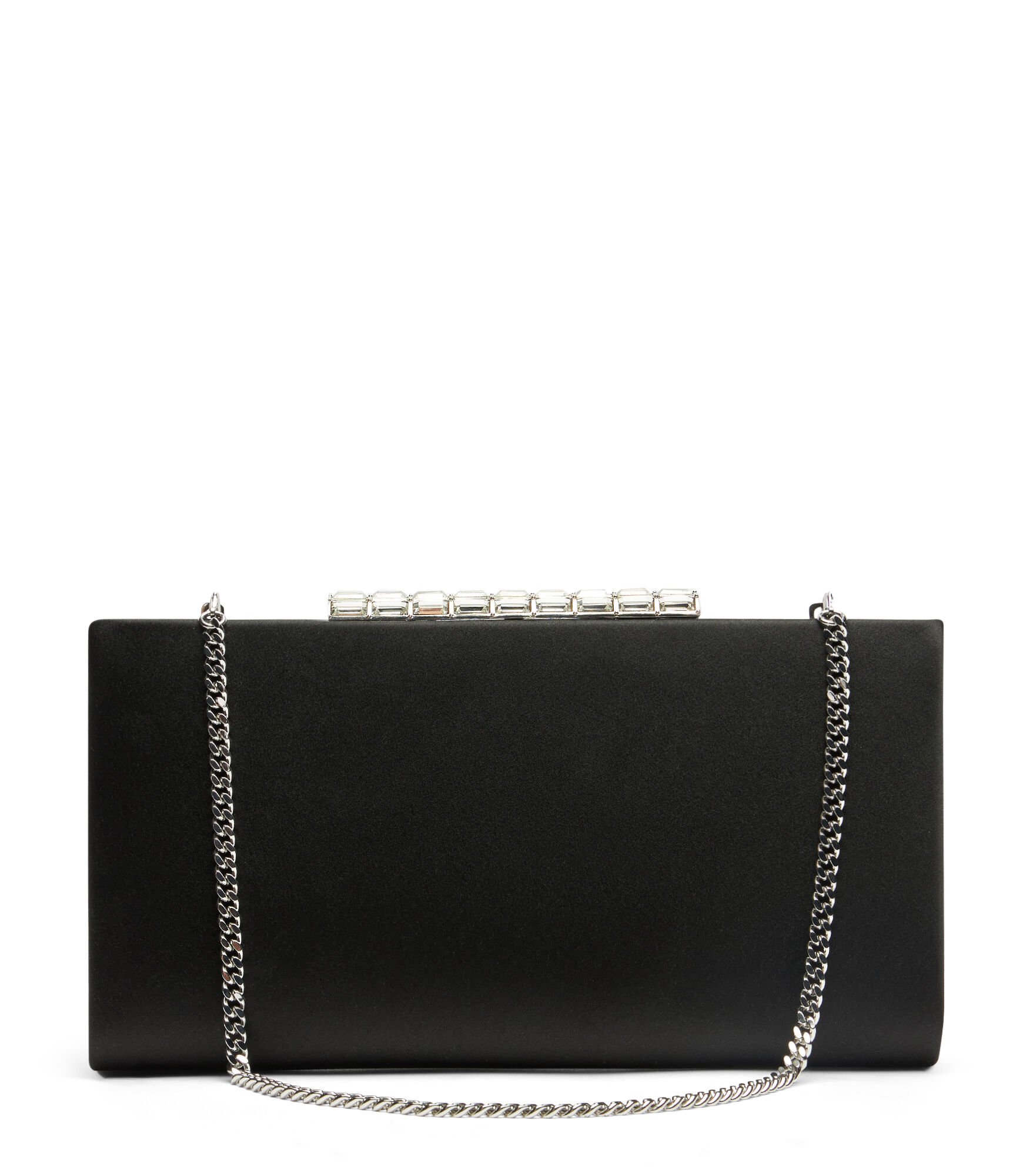Black crystal clutch bag hotsell