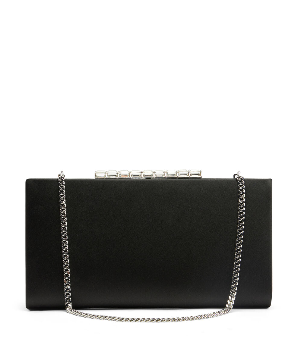 Stuart Weitzman THE VIP CRYSTAL CLUTCH Stuart Weitzman THE VIP CRYSTAL CLUTCH BLACK SF649SANBLK