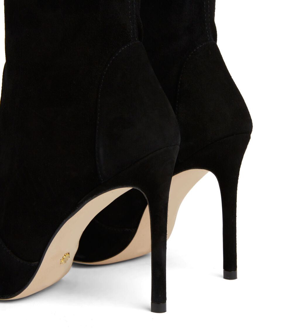 Stuart Weitzman ULTRASTUART 100 STRETCH BOOT BLACK SC295SUSBLK