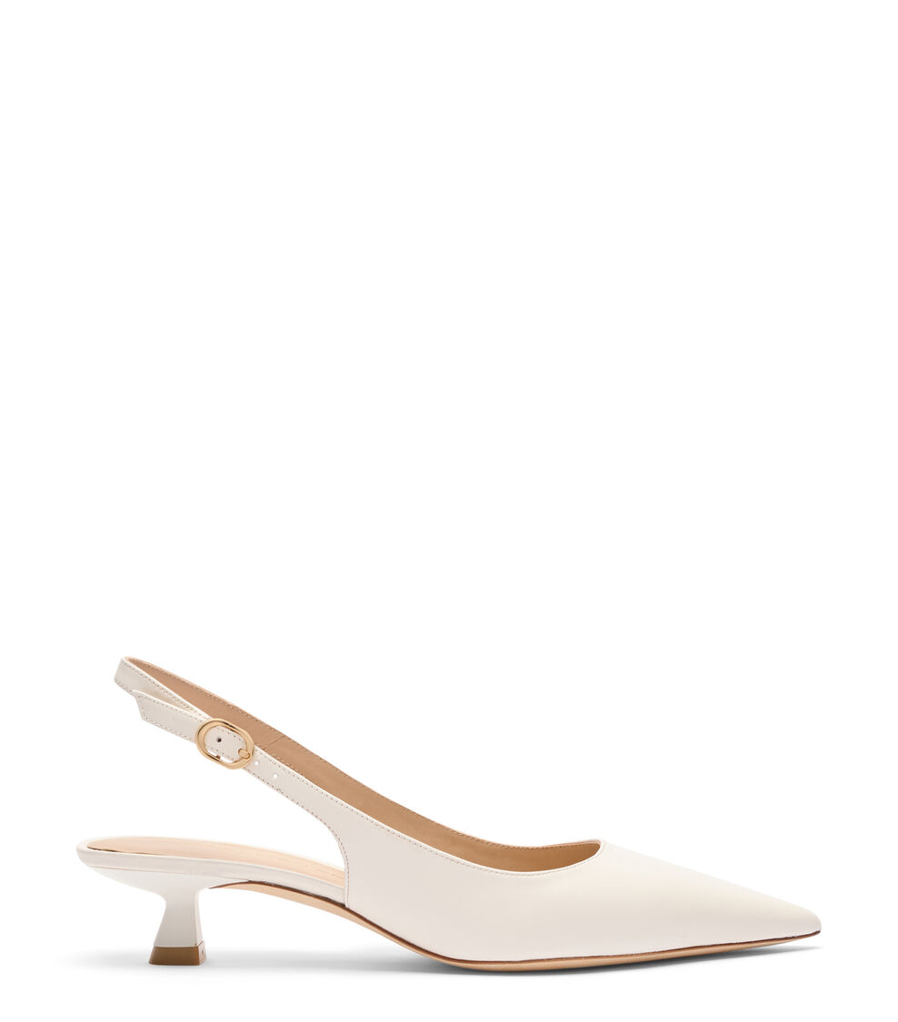Stuart Weitzman STUART SCULPT SLINGBACK 35 CREAM SL434SMOCRM