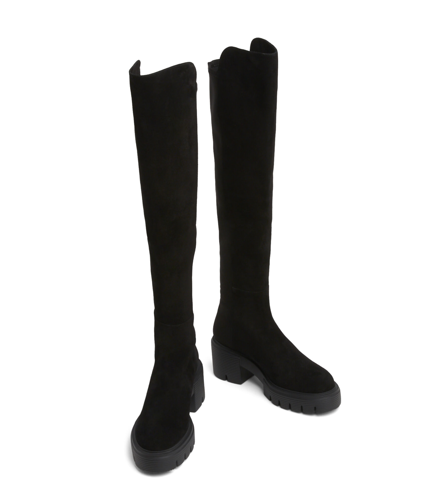 Stuart weitzman black knee high boots hot sale