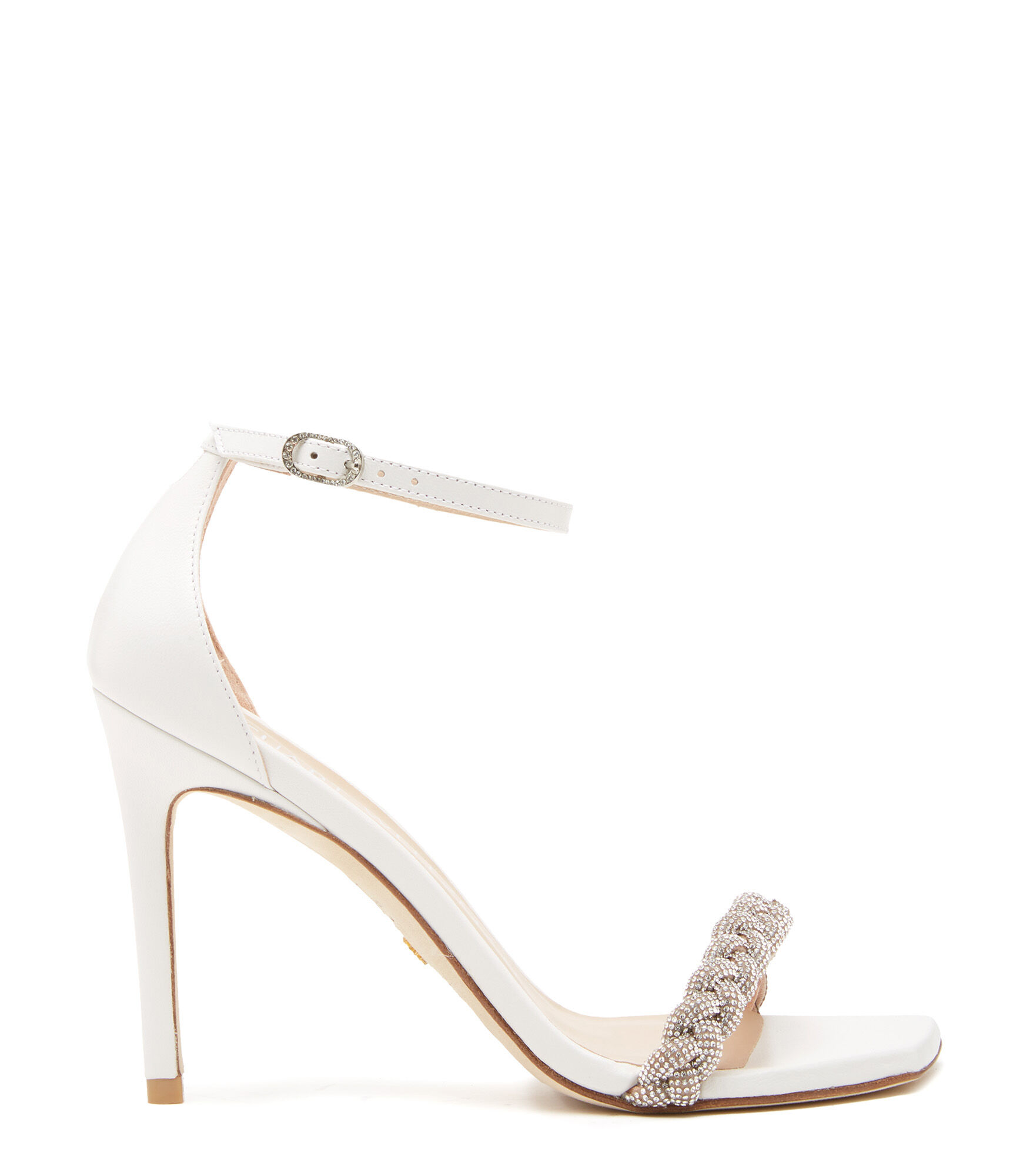 Stuart weitzman deals white sandals