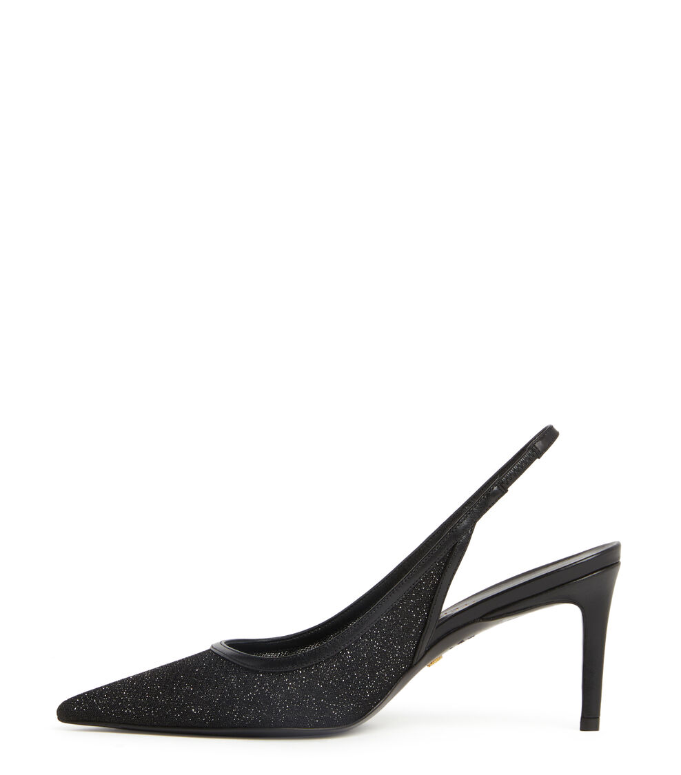 Stuart Weitzman STUART 75 SLINGBACK PUMP BLACK SF438SKOBLK