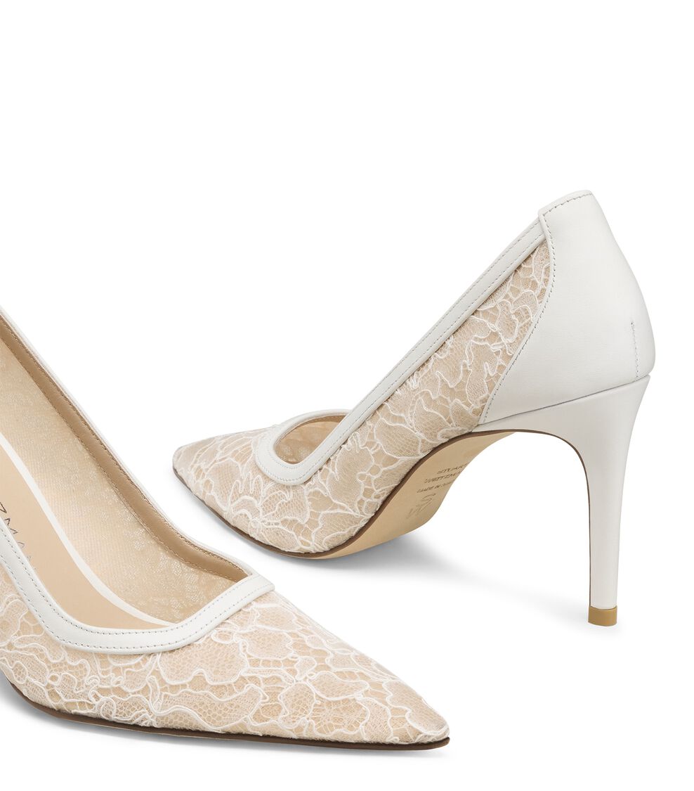 Stuart Weitzman STUART POWER 85 BLANCO/BEIGE/BLANCO SN561FOQYXO
